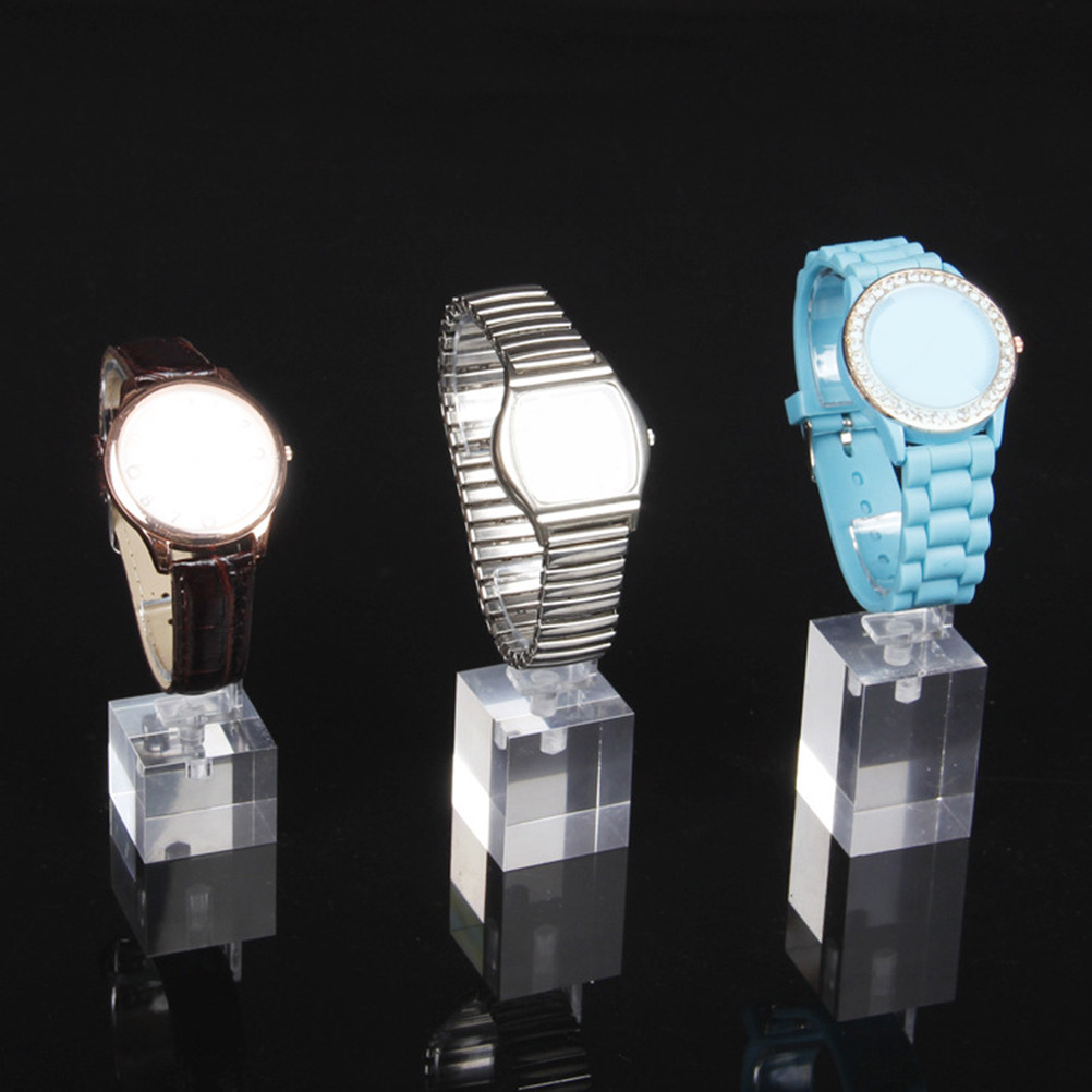 Jewelry And Watches Inc - 3Pcs C Shaped Acrylic Watch Display