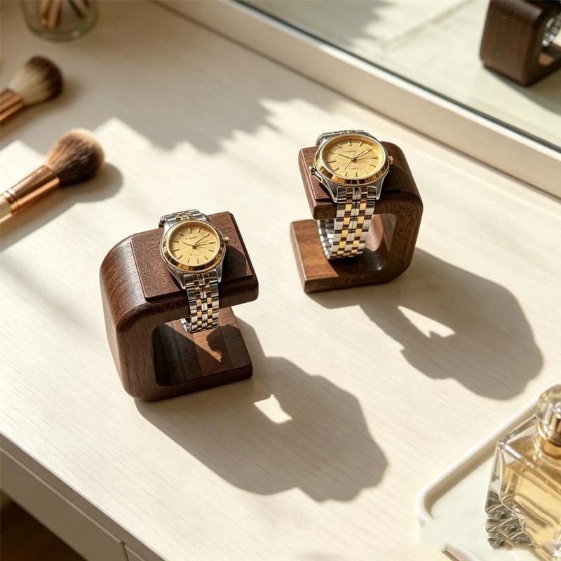 ~Wooden Watch Holder Jewelry O - Jewelry With Watches 评论和价格