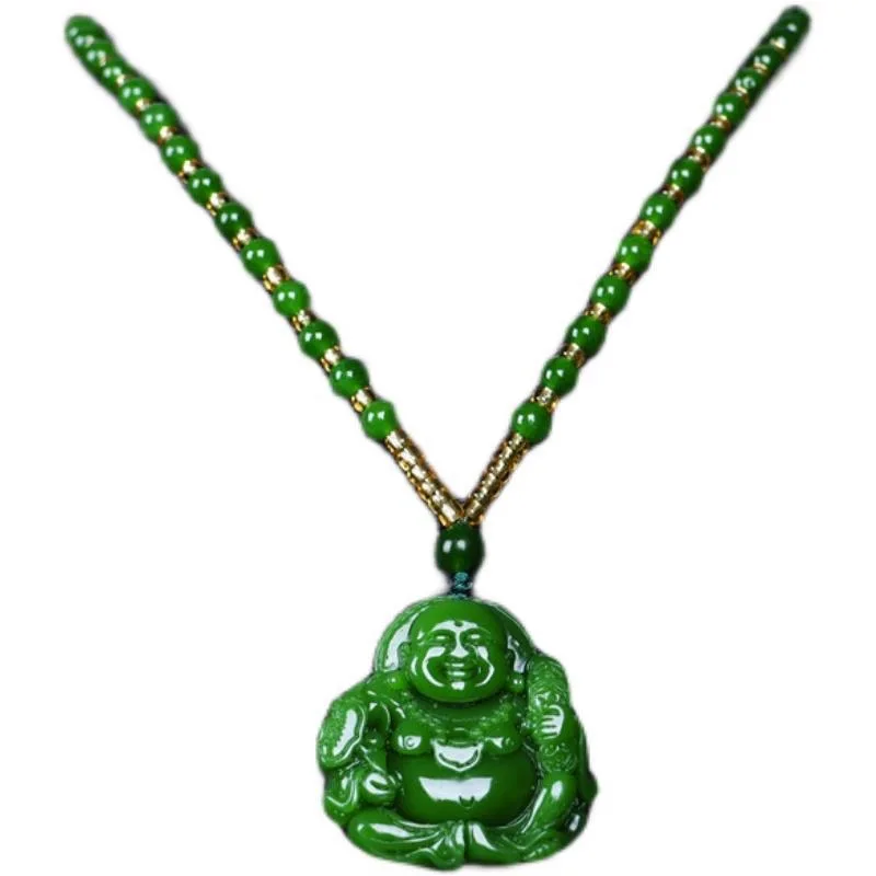 Chinese Green Jade Maitreya Bu - Jewelry & Watches Sp Z Oo Opinie 评论和价格