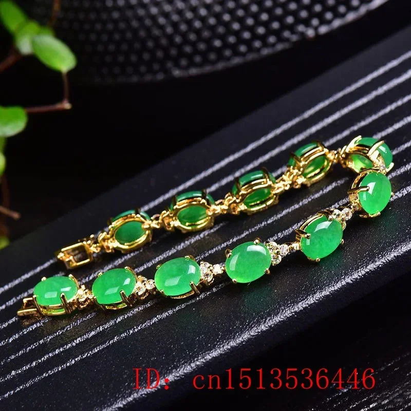 Natural Green Jade Agate LOVE  - Jewelry & Watches Sp Z Oo Opinie 评论和价格