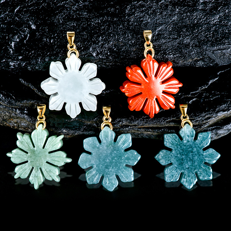 Myanmar Jade Sunflower Pendant - Jewelry & Watches Sp Z Oo Opinie 评论和价格