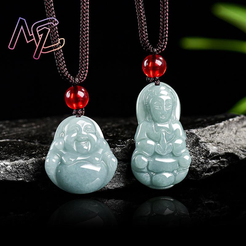 Myanmar Jadeite Guanyin Buddha - Jewelry & Watches Sp Z Oo Opinie 评论和价格