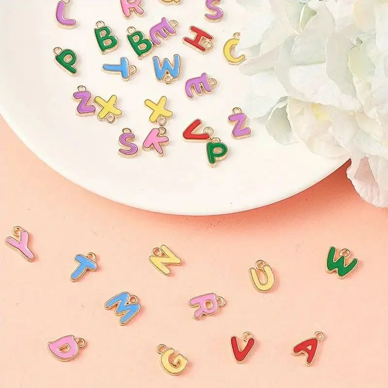 100Pcs Colorful Random Letters - Anklet Foot Chain 评论和价格