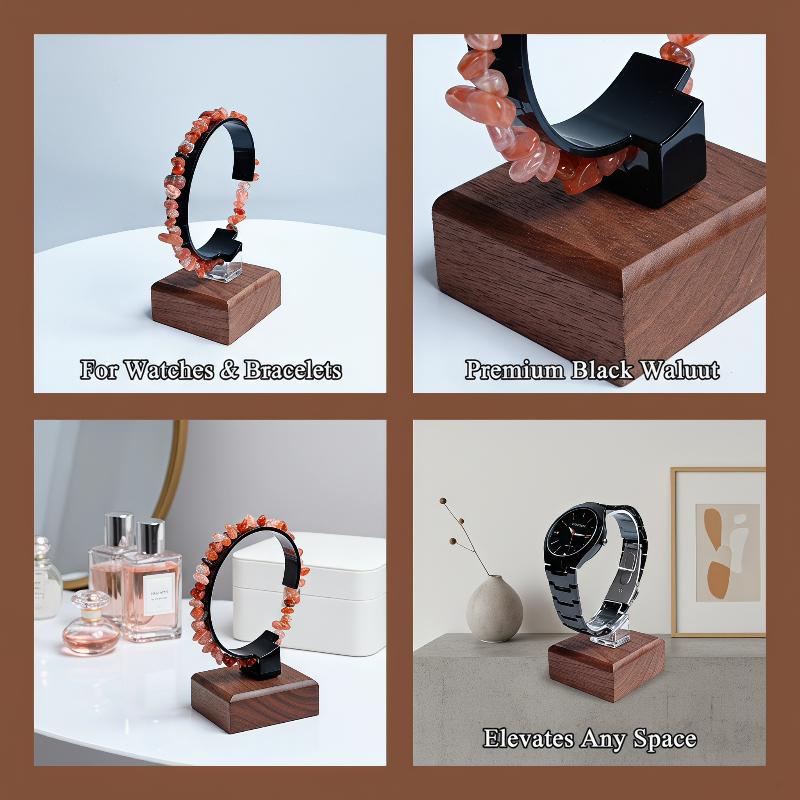 Wooden C-Shaped Watch Holder J - Jewelry And Watches Inc 评论和价格