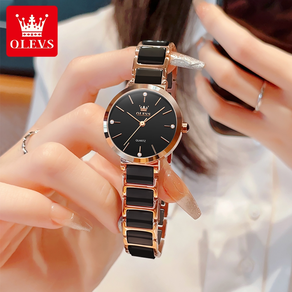 OLEVS Women Watch 5877 Luxury  - Jewelry With Watches 评论和价格