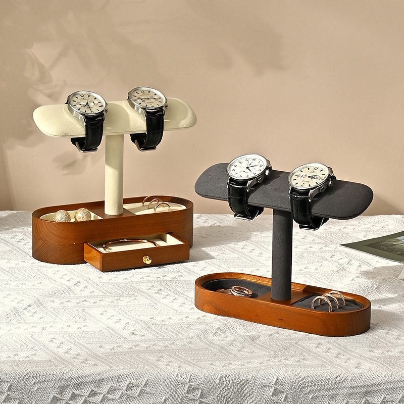 Oirlv Solid Wood Watch Organiz - Jewelry Box With Watches 评论和价格