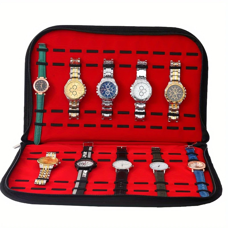 20 Slots Watch Storage Bag Con - Jewelry Box With Watches 评论和价格