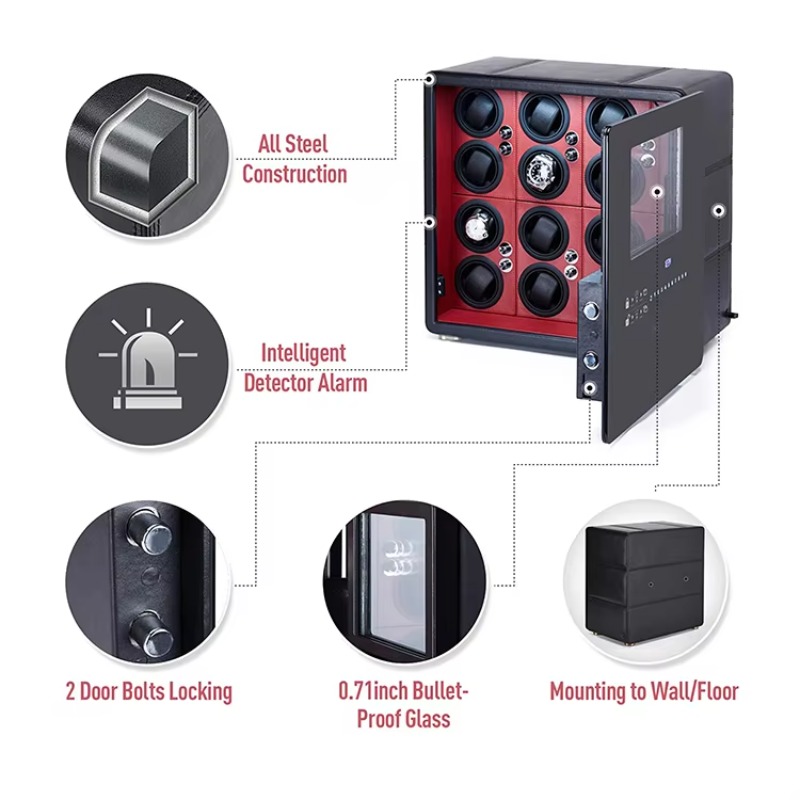 Luxury 12 Automatic Rotors and - Jewelry Box With Watches 评论和价格