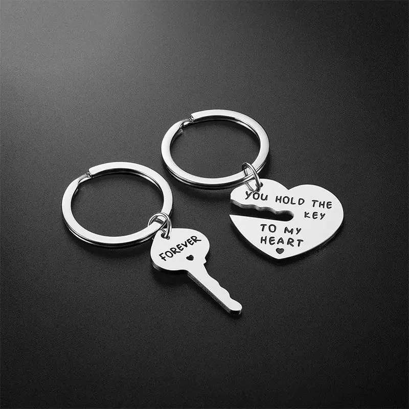 2pcs Set Men Women Cute Heart  - Couple Ring Set 评论和价格