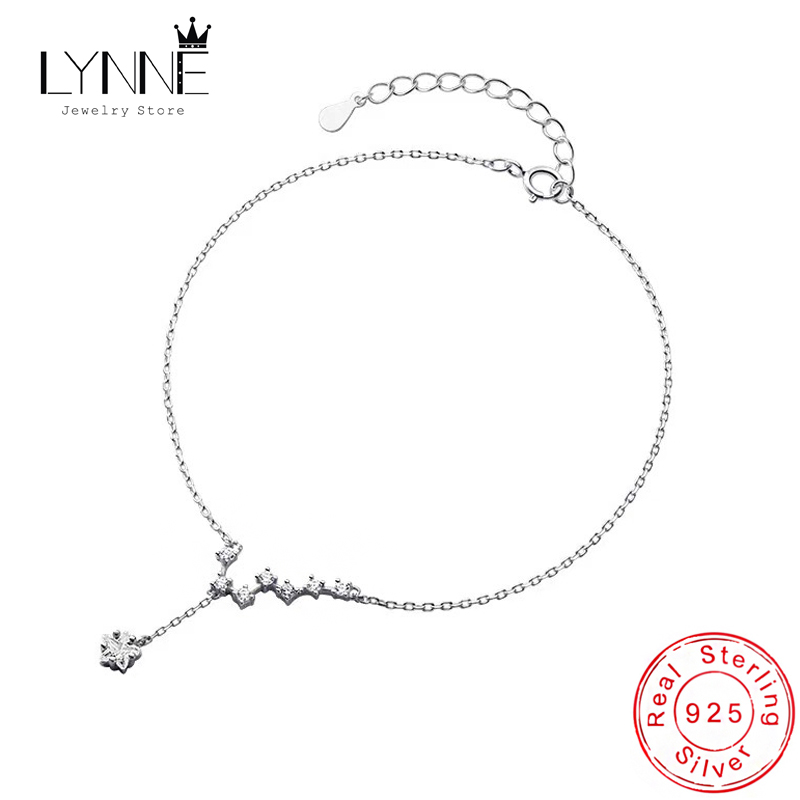 LYNNE 925 Sterling Silver Jewe - Anklet Foot Chain 评论和价格