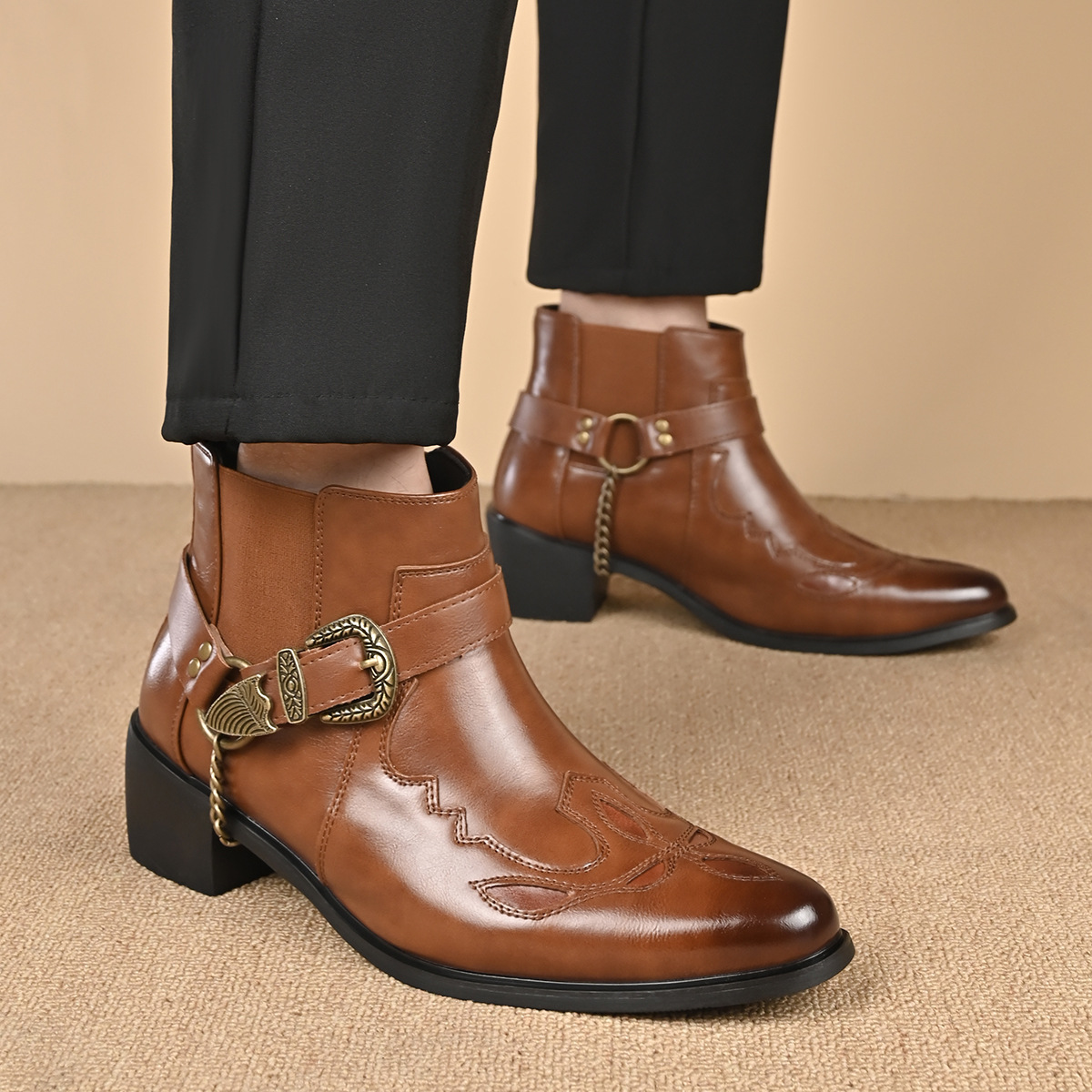 Fashion 2026 Men's Vintage Cow - Anklet Foot Chain 评论和价格