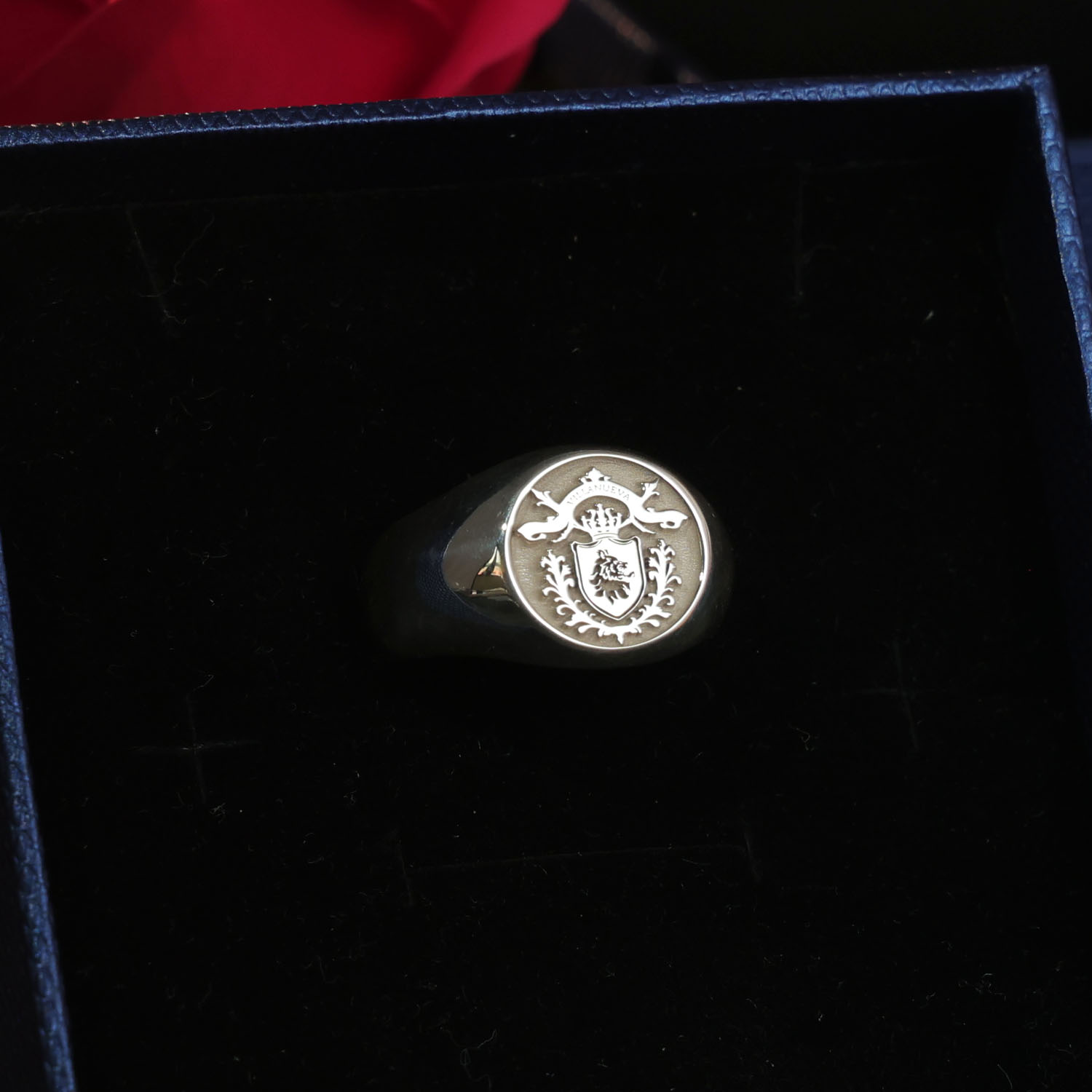 17mm Round 925 Solid Silver Me - Mens Signet Ring 评论和价格