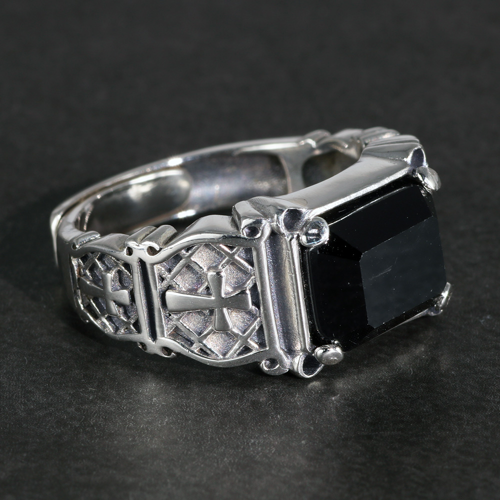 Vintage Punk Silver 925 Jewelr - Mens Signet Ring 评论和价格