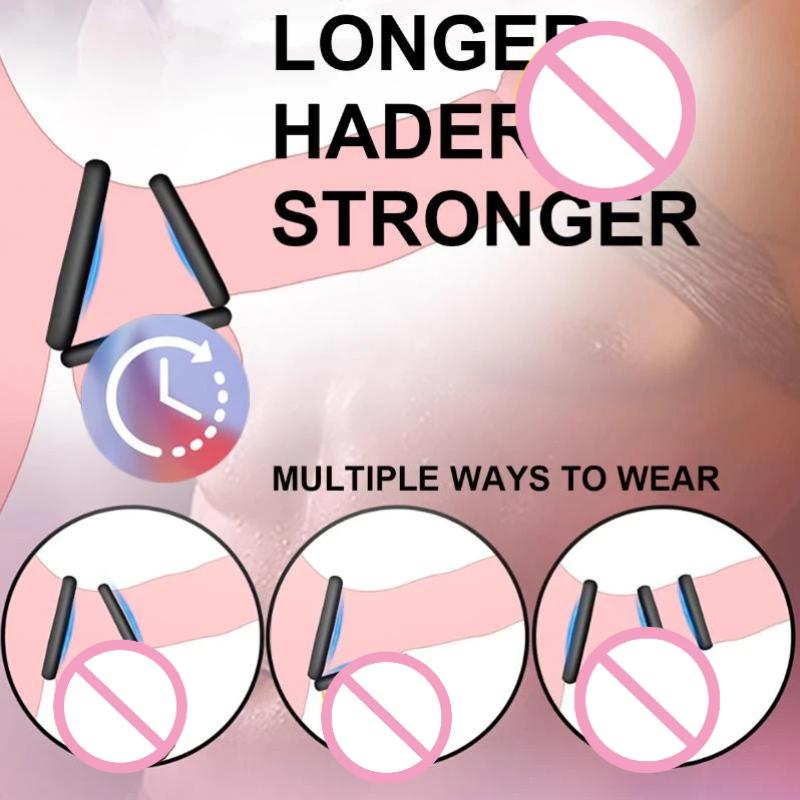 4Pcs Silicone Penis Ring Set f - Couple Ring Set 评论和价格